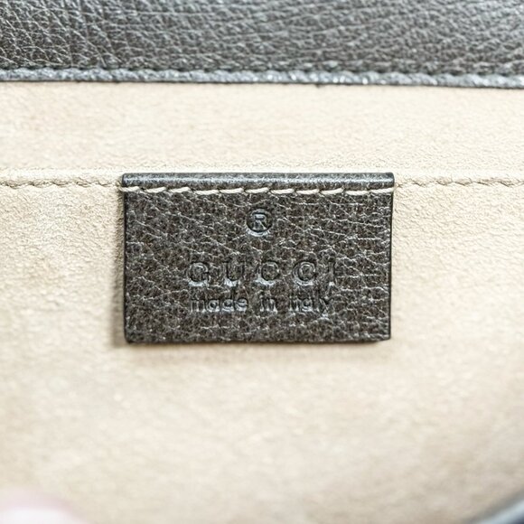 Gucci Totem Leather Heart Rhinestone Embellished Crossbody Bag - Picture 7 of 12